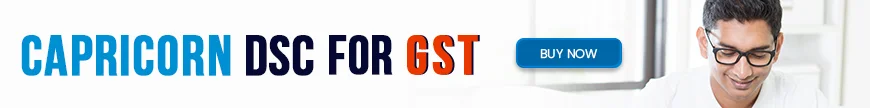 digital signature for gst